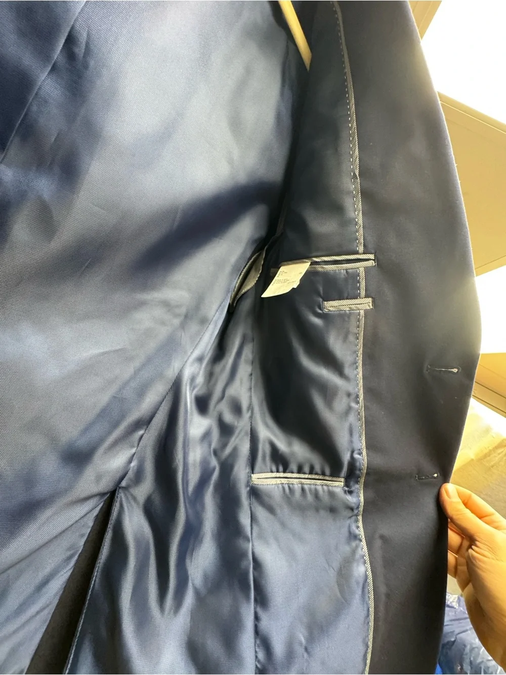 Alfani Slim Fit Navy Blue Blazer - Size 38L